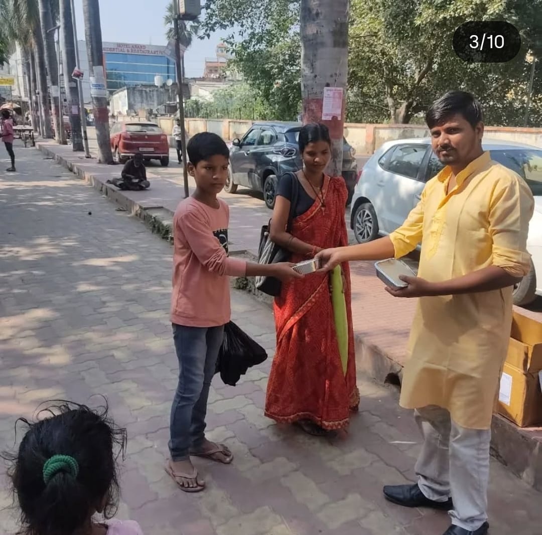 Volunteers leading the school outreach